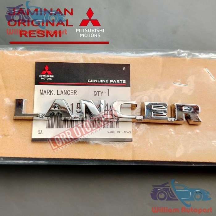 Emblem logo LANCER bagasi lancer Cedia CS5 CS3 2002-2010 Original