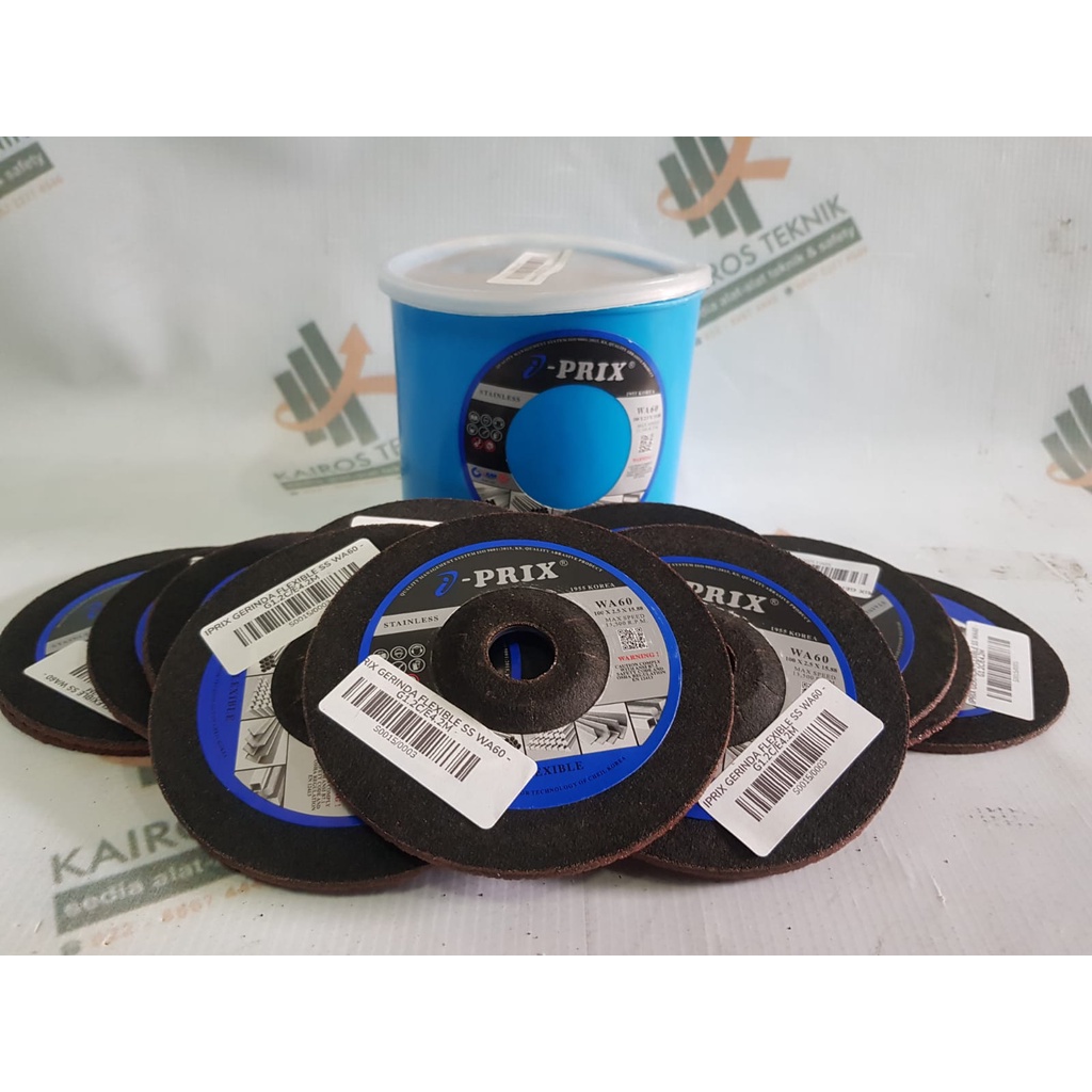 Batu Gerinda Flexible I-PRIX 4WA60 - Gurinda potong Stainless WA60 ORI