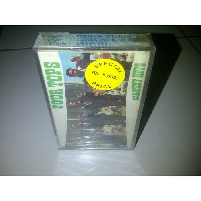 Four Tops - Greatest Hits 1990 ORIGINAL KASET SEGEL Marvin Gaye