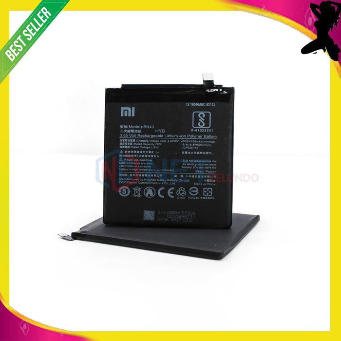 BATERAI BATTERY BATRE XIAOMI BN43 XIAOMI REDMI NOTE 4X ORI