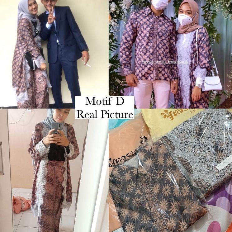 Model terbaru 7NK65 Set Kirana Kulot Kebaya Outer Lace Renda Batik Viscose Laseman 7NK