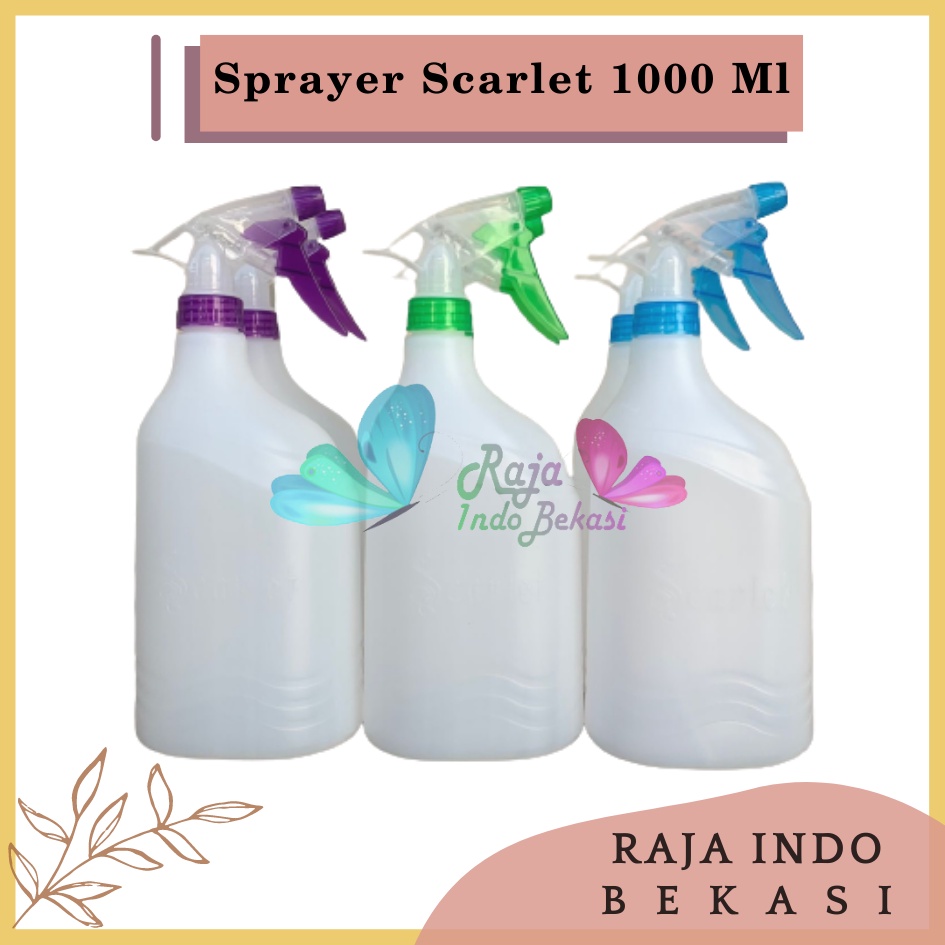 Sprayer Scarlet 1000 Ml 1 Liter Sprayer Semprotan Air Disinfektan Tanaman Burung Sprayer Semprotan Serbaguna Elektrik Manual Swan Gun - Hand Sprayer 1 Liter Semprotan Air Jetspray Tanaman Spray Serbaguna 1000 ml AT005