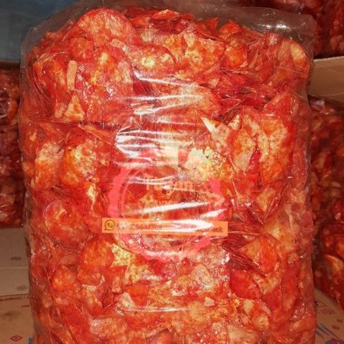 

Kerupuk balado dengan berat 4kg | grosir |kerupuk balado