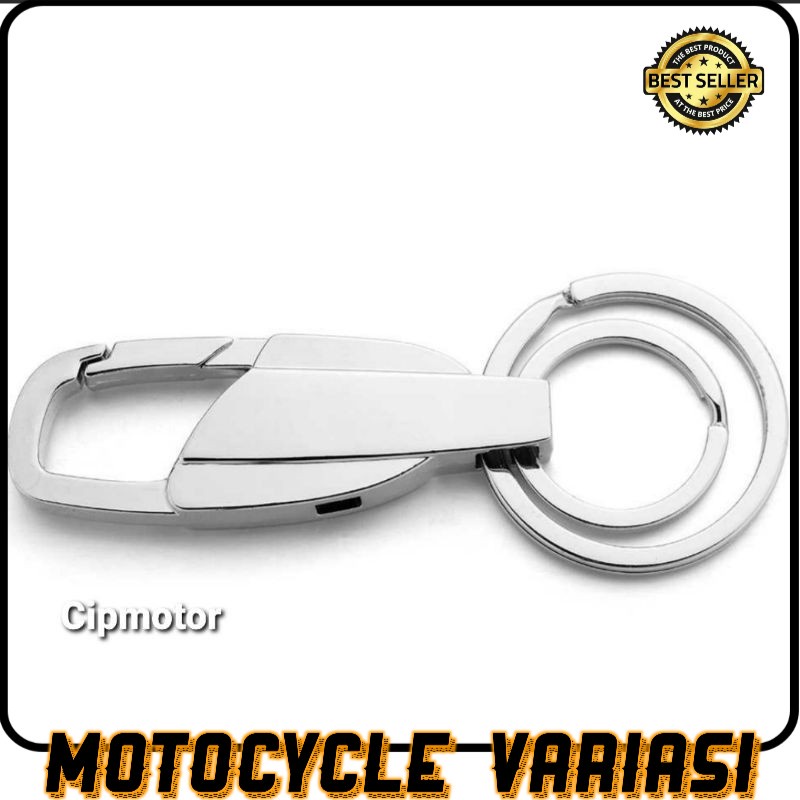 Gantungan Kunci Stainless Carabinal HONDA PCX ADV VARIO BEAT SCOOPY CB150R MEGAPRO CBR150RR Forza [COD]