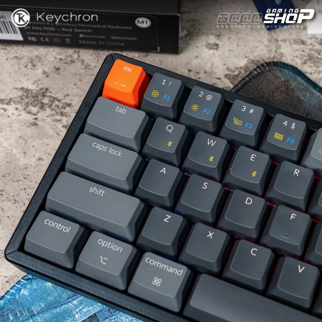 Keychron K12 Hot-swappable Optical Switch RGB Backlight Aluminum