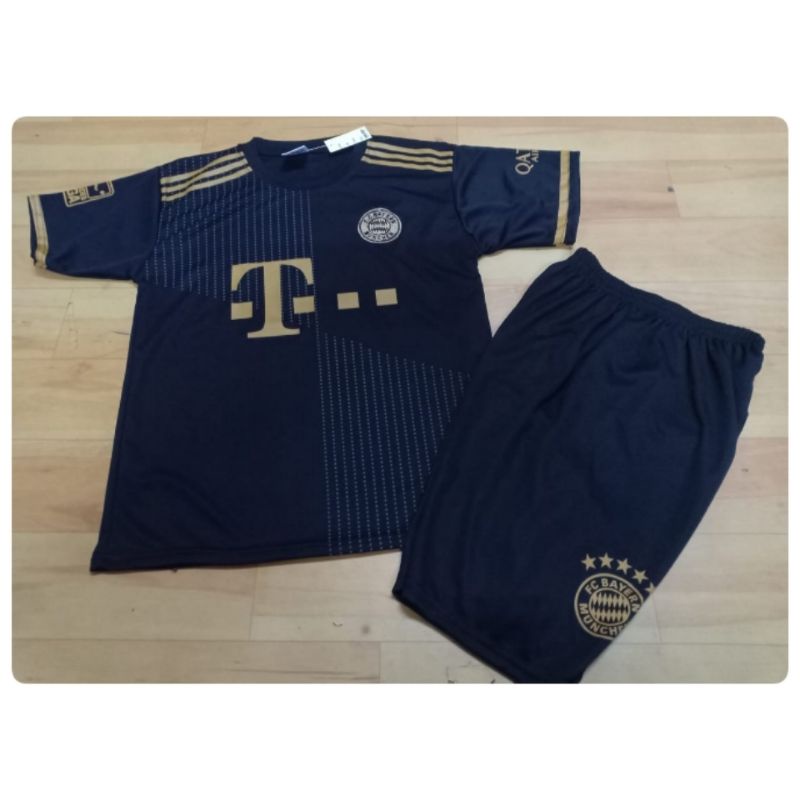 SETELAN BAJU BOLA ANAK F.C.BAYERN AWAY USIA 9-10 THN