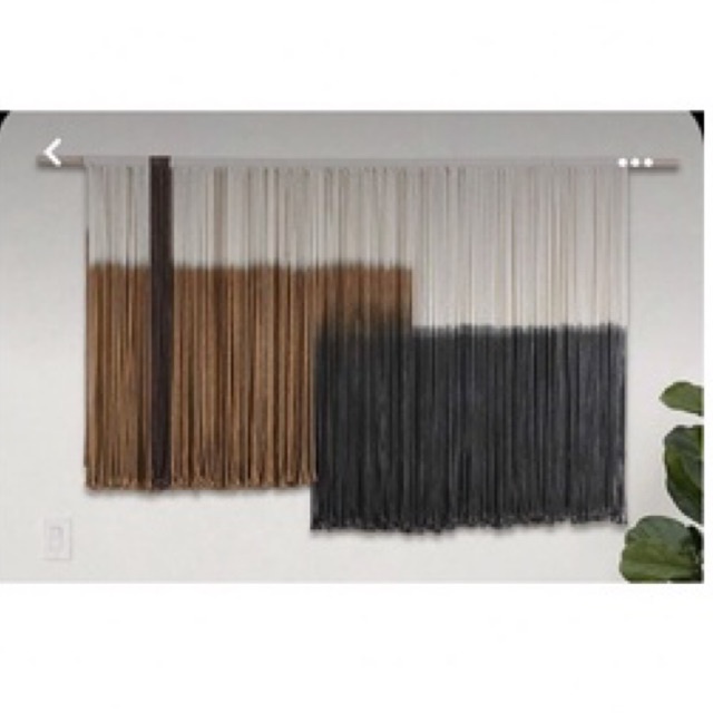 macrame ombre 2 tone 100x65