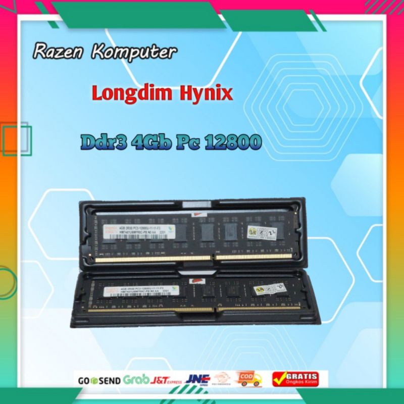 MEMORY RAM PC LONGDIM DDR3 4GB HYNIX 12800