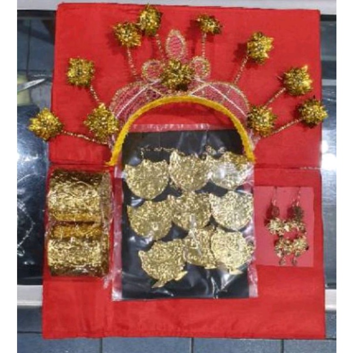 perhiasan baju bodo adat makasar