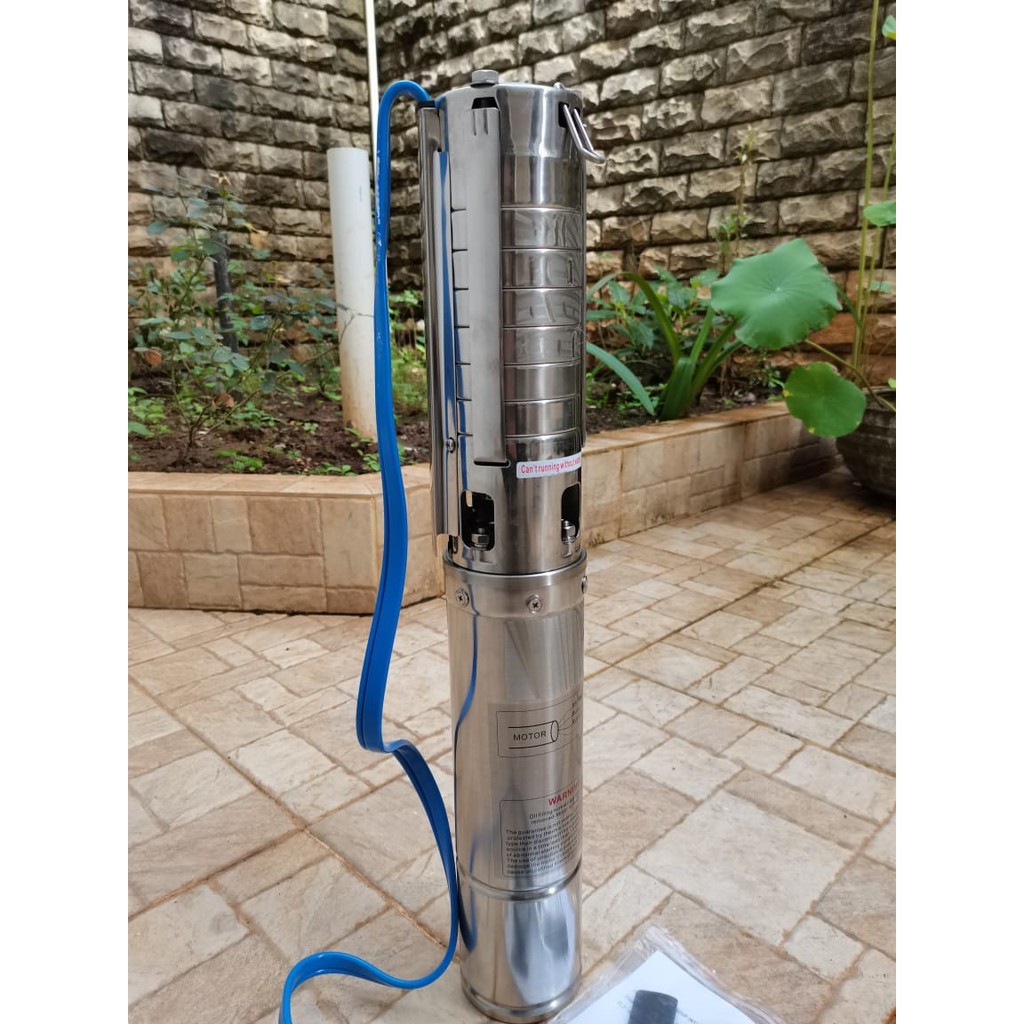 MAXPUMP 4SPM3/22-1.5 Pompa Satelit 4inch 1500watt 2HP Submersible Water Pump Kipas Dan Body Stenlis Pompa Air Termurah