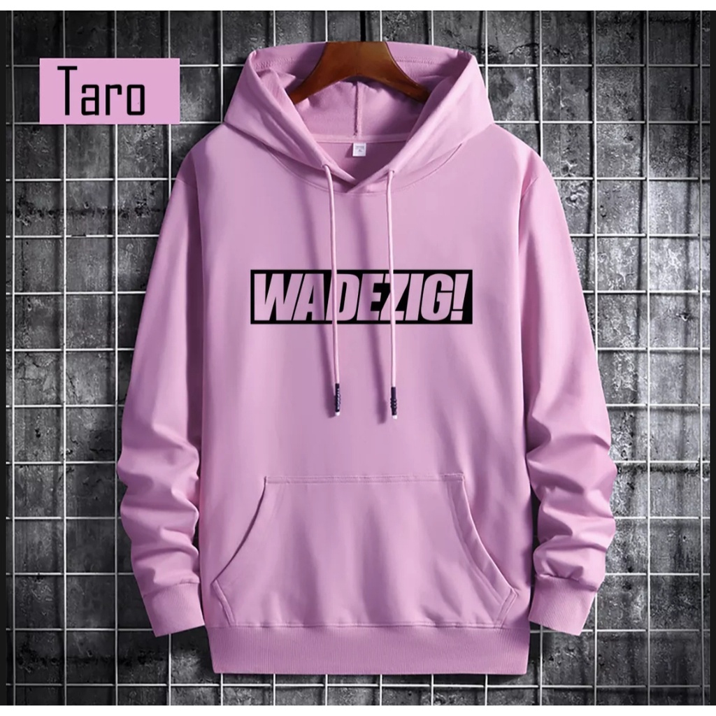 WADEZIG - SWEATER HODDIE UNISEX JUMBO / SWEATER OVERSIZE WANITA/ SWEATER PRIA /SWEATER WADEZIG M -3XL (COD)