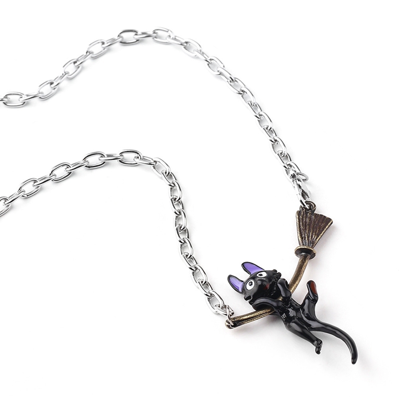 Kalung Rantai dengan Liontin Studio Ghibli Kiki's Delivery Service jiji