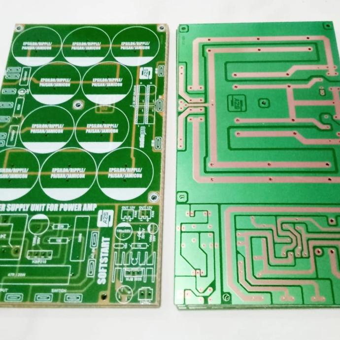 Pcb 10 Elco Psu Class Ab Dan B + Pcb Softstart Sale