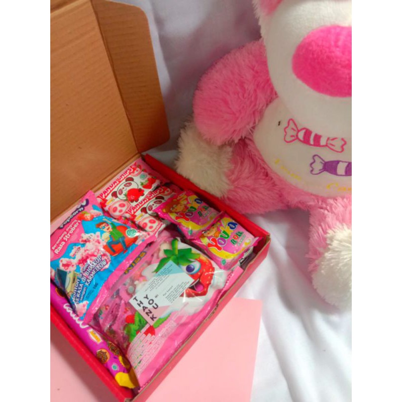 

hampres Snack box/Snack box gift/kado unik