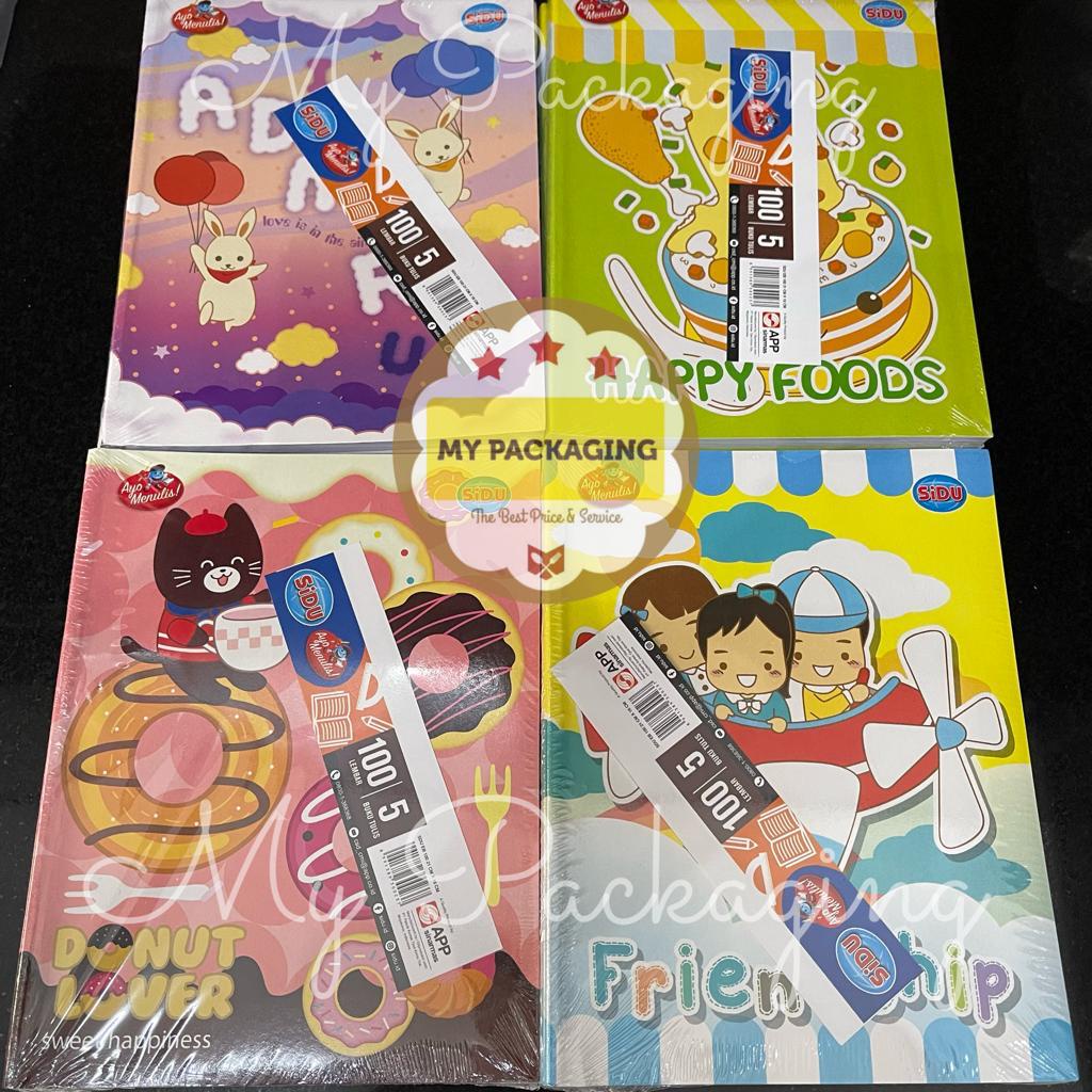 

Buku Tulis SIDU 100 lembar harga per pack isi 5 buku