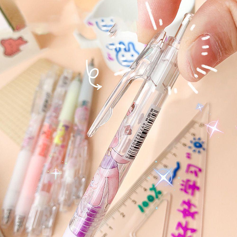 Preva 12Pcs 3D Jelly Pen Set Perlengkapan Sekolah Alat Gambar Alat Tulis Press Tipe Penanda Warna