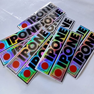 Stiker Cutting Motor Racing Keren Ipone Logo Terbaru 2022 Sekotlet Karbon Stiker Hologram Motor