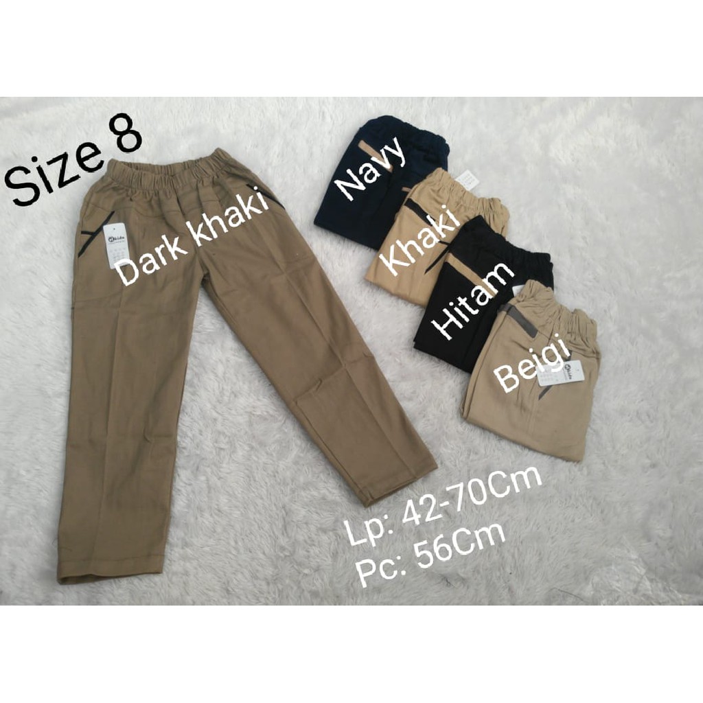 ECER PILIH WARNA 1-8 TAHUN CELANA CHINO ANAK PANJANG LAKI-LAKI TERLARIS CHINOS SLIM FIT