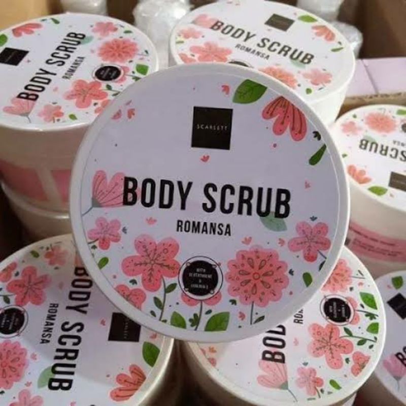 BODY SCRUB SCARLETT WHITENING ORIGINAL SCRUB PEMUTIH KULIT - ROMANSA