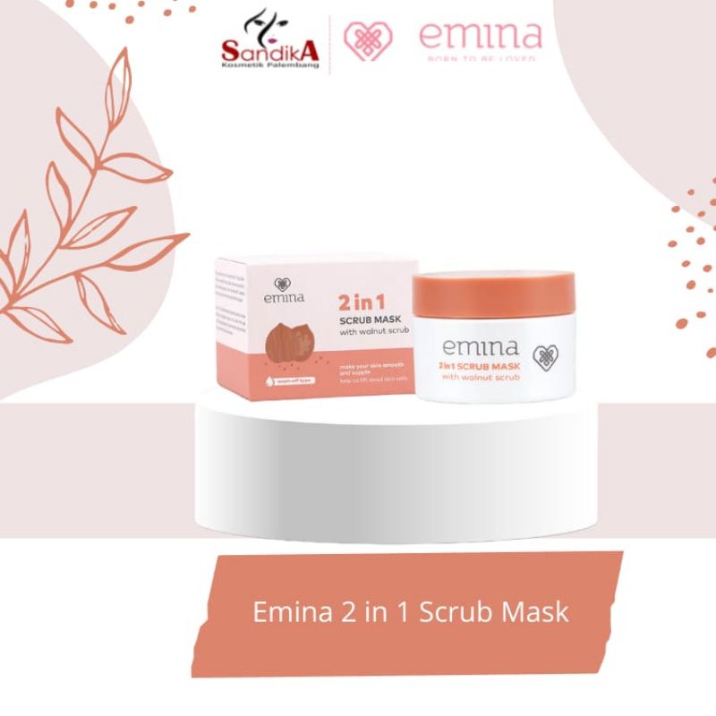 Emina 2in1 Scrub Mask 50ml