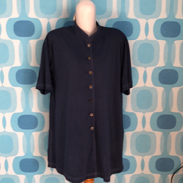 Kaos panjang navy