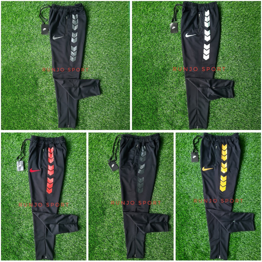 Jogger Celana - Trackpants Nike Sweatpants -  Joger Pants Training Panjang hitam Pria Wanita - ABW