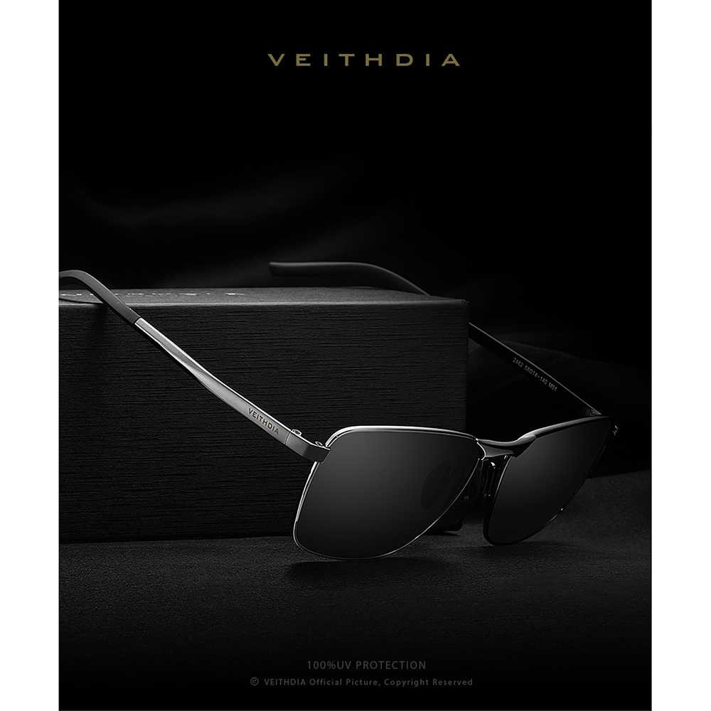 MLNSHP Veithdia Kacamata Vintage UV Polarized Sunglasses - 2462