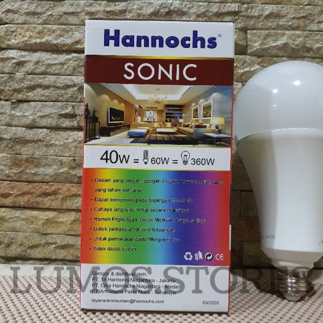 Lampu led Hannochs 40 Watt sonic