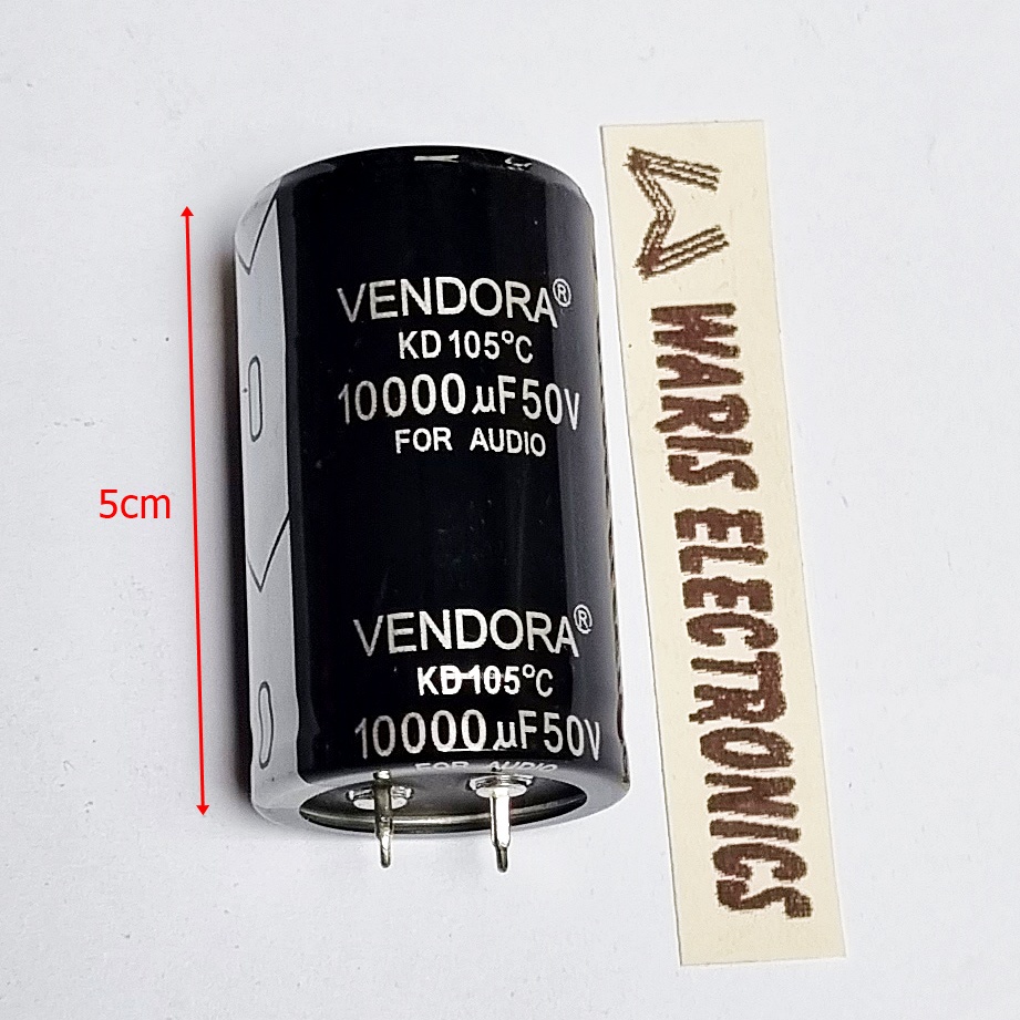 Elco Capacitor 10000uF 50V Vendora Isi Full