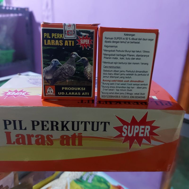 Pil Larasati perkutut