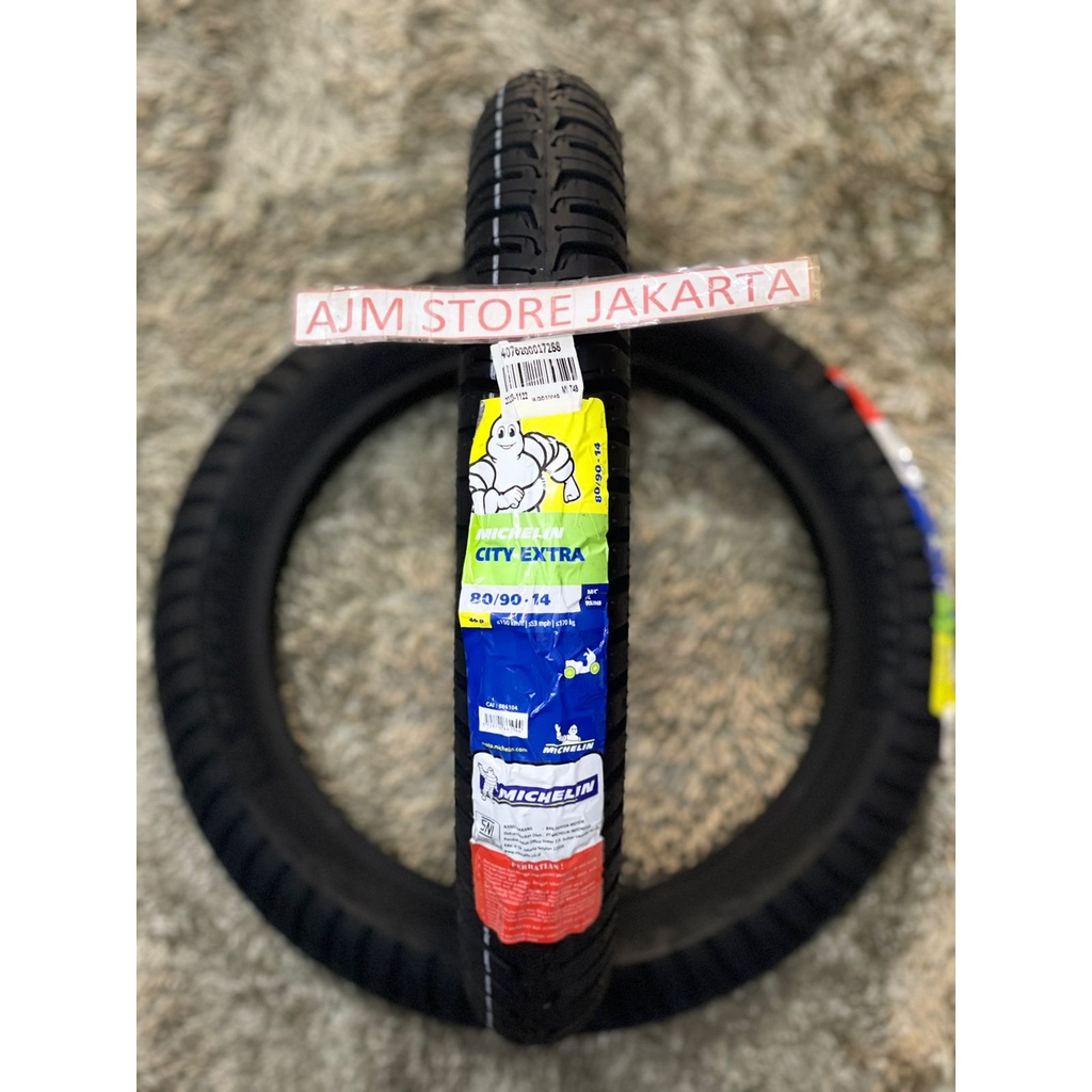 Michelin City Extra 80/90-14 Tubeless...