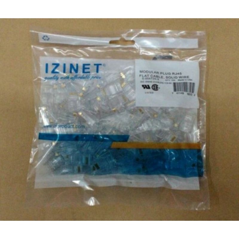 Connector Rj45 Cat5 IZINET isi 100 ORIGINAL