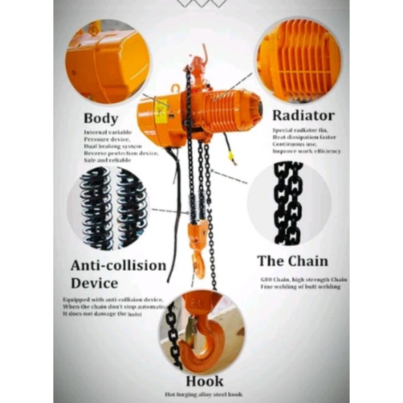 ELECTRIC Chain Hoist 2 ton x 6 meter NAGASAKI ELECTRIC CHAIN HOIST SINGLE PHASE