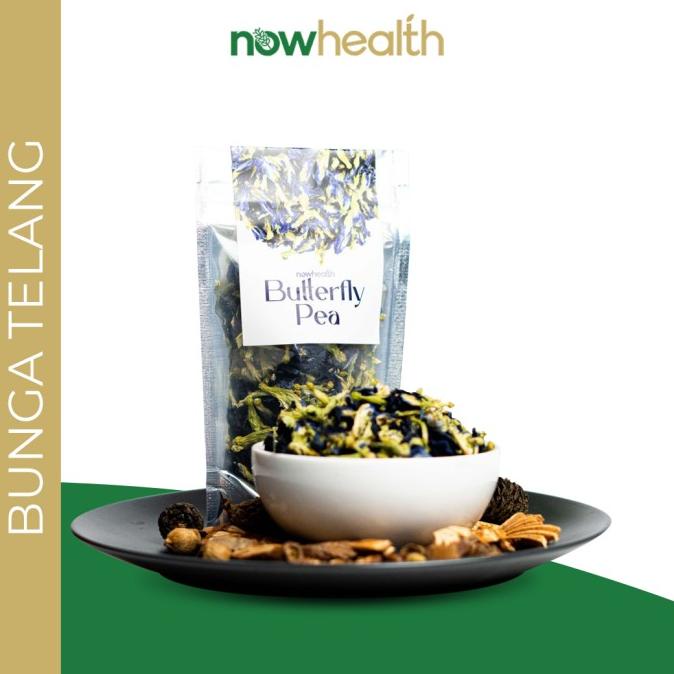 

(BISA COD) Teh Bunga Telang Kering 100 gr Organic Butterfly Pea Flowers Premium TERJAMIN Kode 804