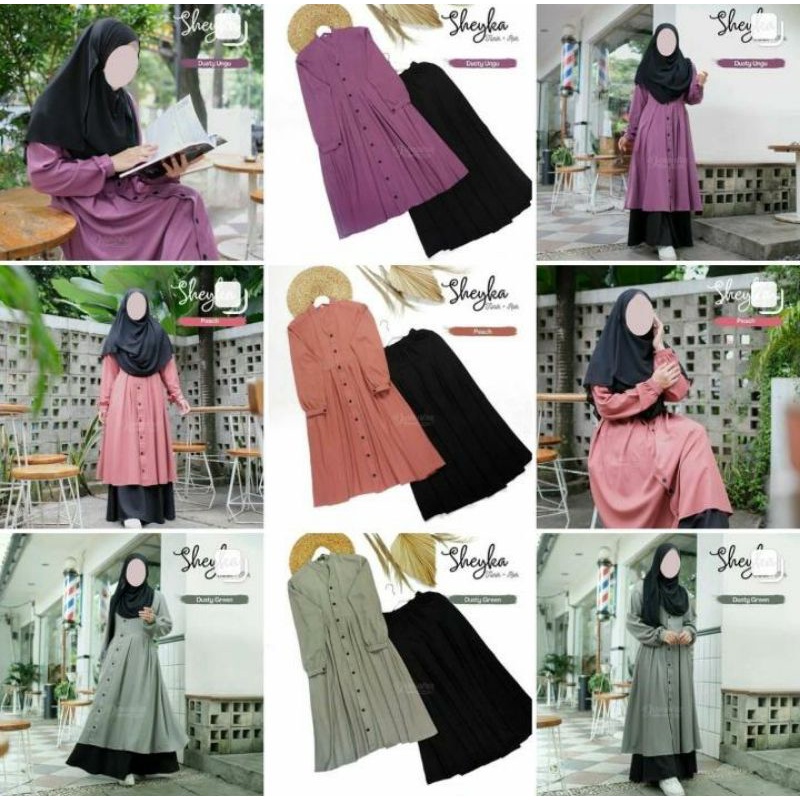 Tunik set rok Sheyka 》naf999