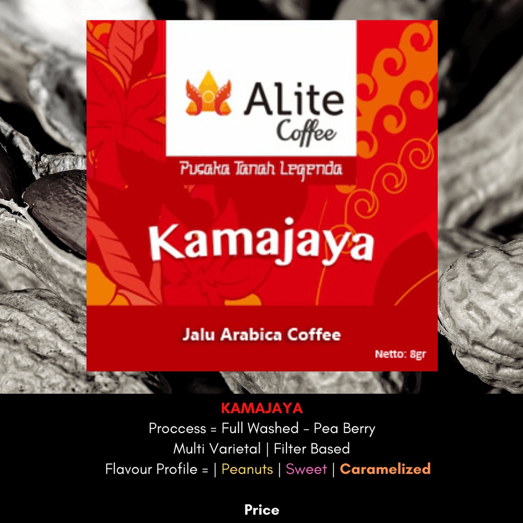 

Kopi Palasari Pouch Premium Arabika Lanang Peaberry 125 gram KAMAJAYA | ALite Coffee