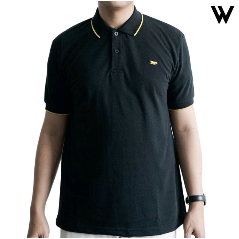Kaos Polo WALRUS Original Polos Hitam Casual