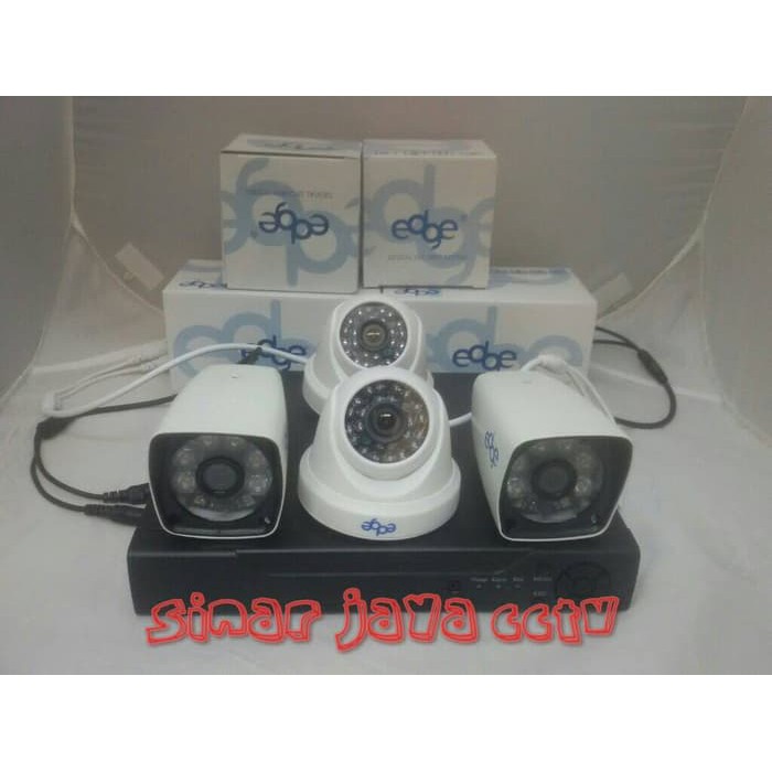 PAKET CCTV 4CAMERA AHD EDGE 2MP FULL HD(LNGKP)
