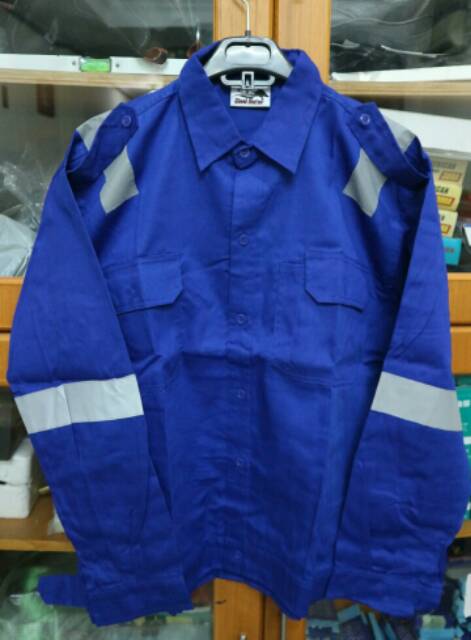 Baju Kerja Safety / baju celana kerja / baju setelan kerja proyek / steel horse