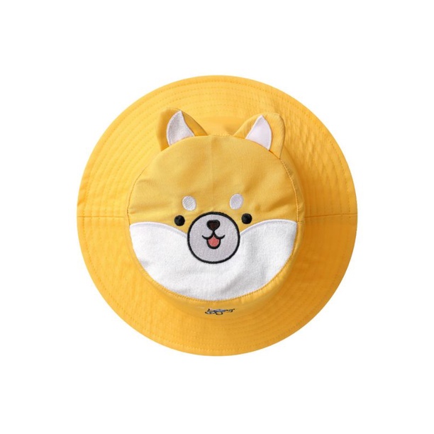 MINISO Topi Bucket Hat Anak-anak Unisex Shiba Inu