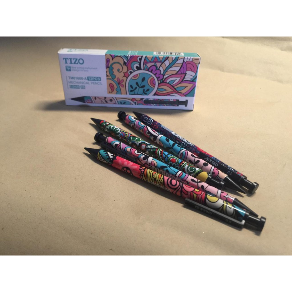 Pensil Mekanik | MECHANICAL PENCIL TIZO 0.5 BATIK | Pensil Mekanik Tizo | Pensil Mekanik Batik