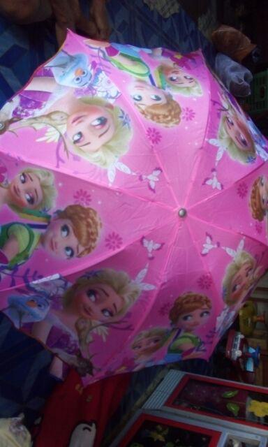 Payung Lipat Nf-15 Pink Motif Karakter Kartun Motif Karakter Kartun