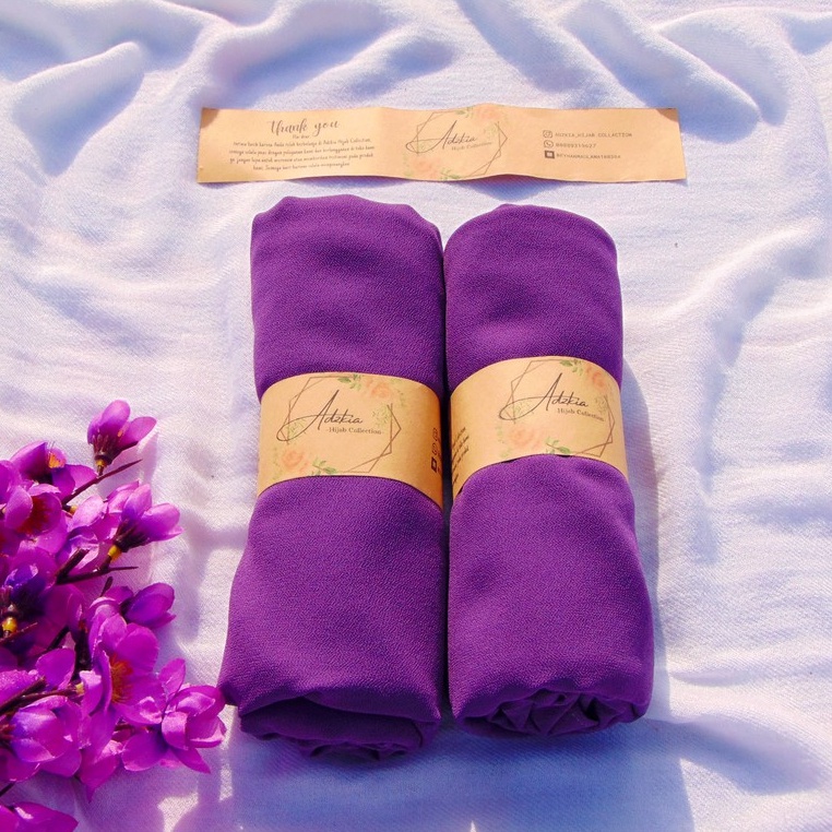 HIJAB PASHMINA | CERUTY BABY DOLL PREMIUM | PASHMINA | KERUDUNG PASHMINA | 180X75 (Lavender)