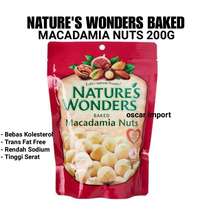 

Nature'S Wonders Baked Macadamia Nuts 200G