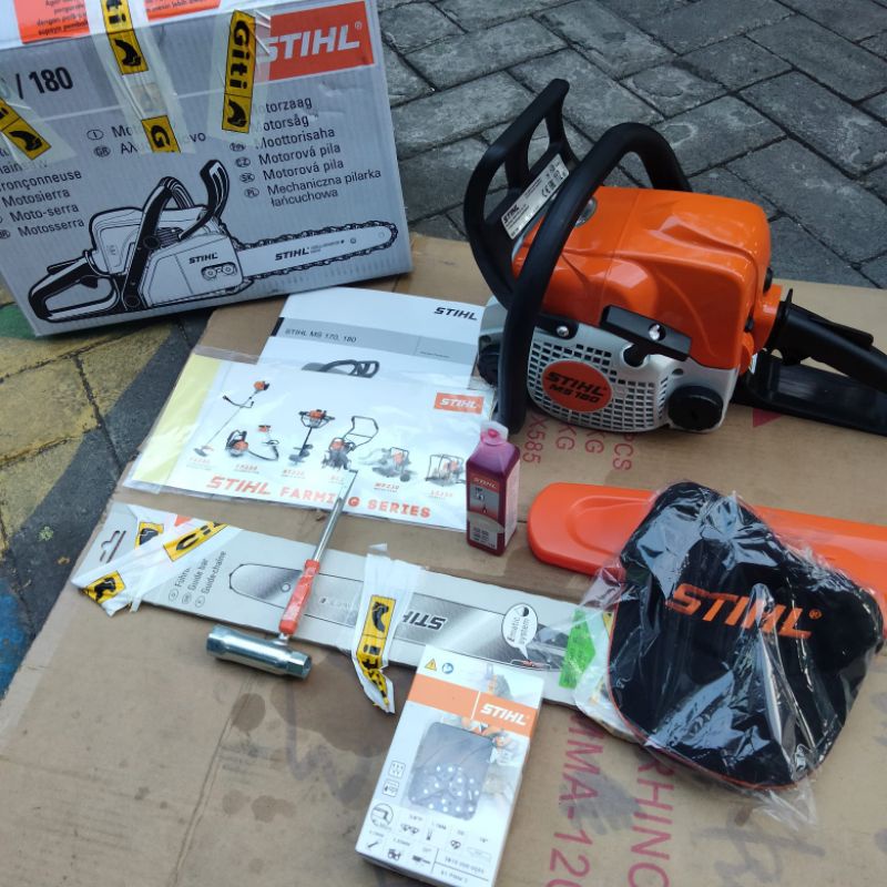 STIHL MS 180 Chainsaw Gergaji potong kayu pohon