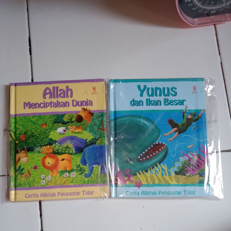 Yunus dan ikan besar cerita Alkitab pengantar tidur dan Allah menciptakan dunia