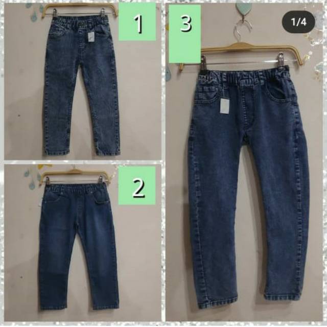 Celana jeans anak laki-laki branded Little M boys size 2-7 tahun