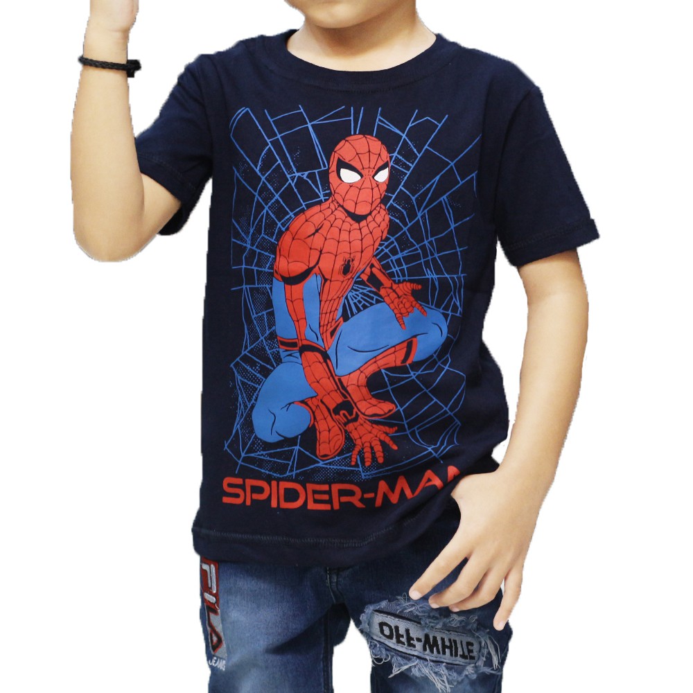  Kaos  Gambar  Lucu SPIDERMAN Baju  Anak  Laki Perempuan  