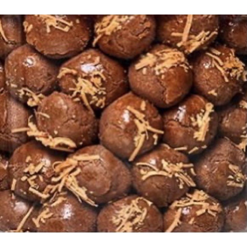 

NASTAR KEJU COKLAT 200gr #SANDY COOKIES SPESIAL + TOPLES