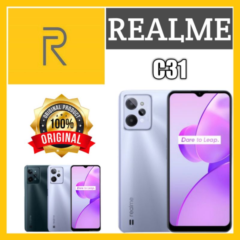 TERLARIS!! REALME C31 RAM 3/32 &amp; 4/64 GARANSI RESMI REALME INDONESIA